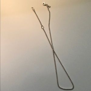 LAGOS silver adjustable 16-18 inch silver chain